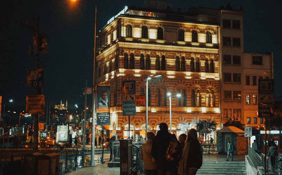 Illuminated city environment for security review